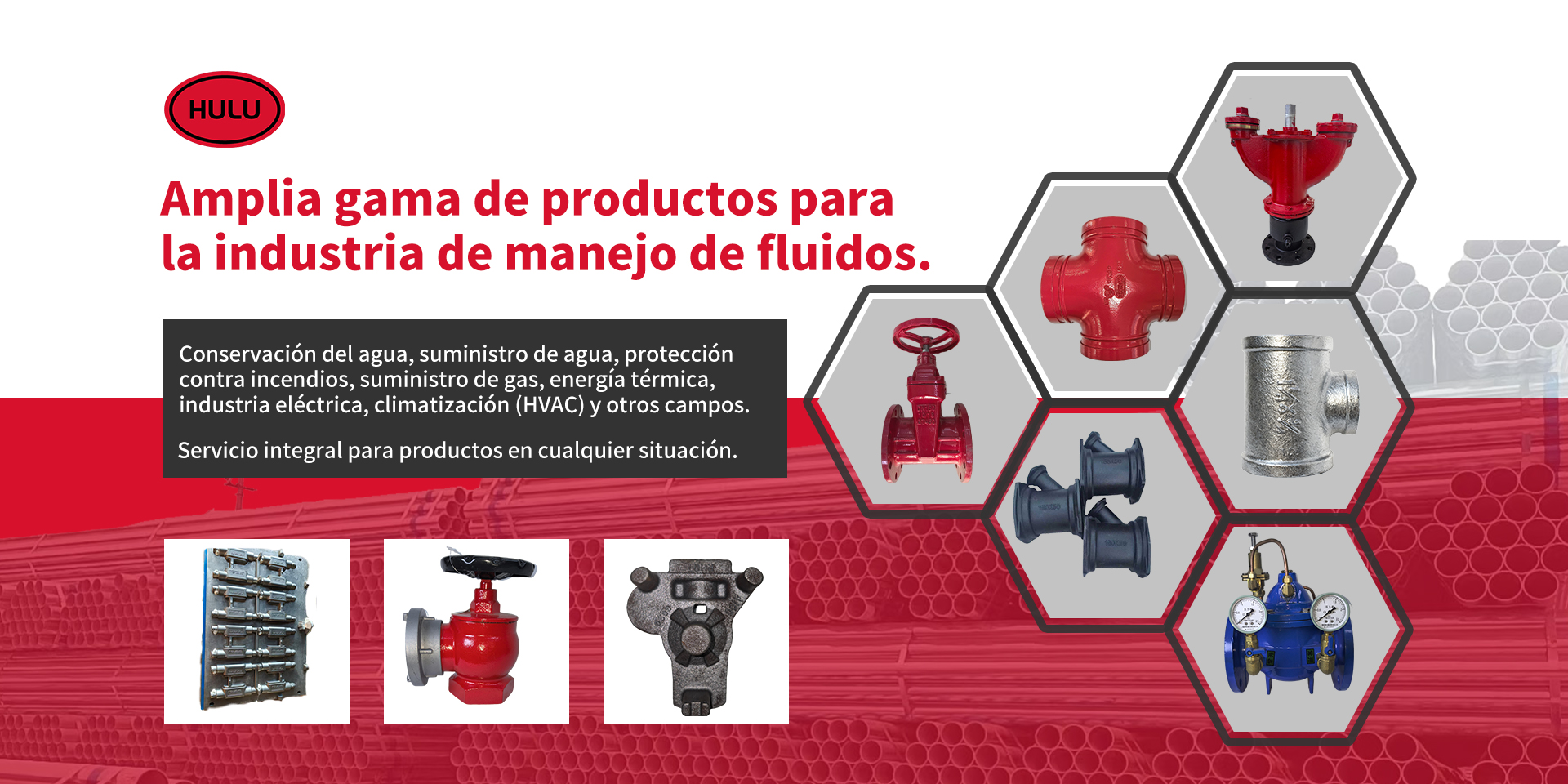 Accesorios para tuber&iacute;as ranuradas